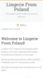 Mobile Screenshot of lingeriefrompoland.eu